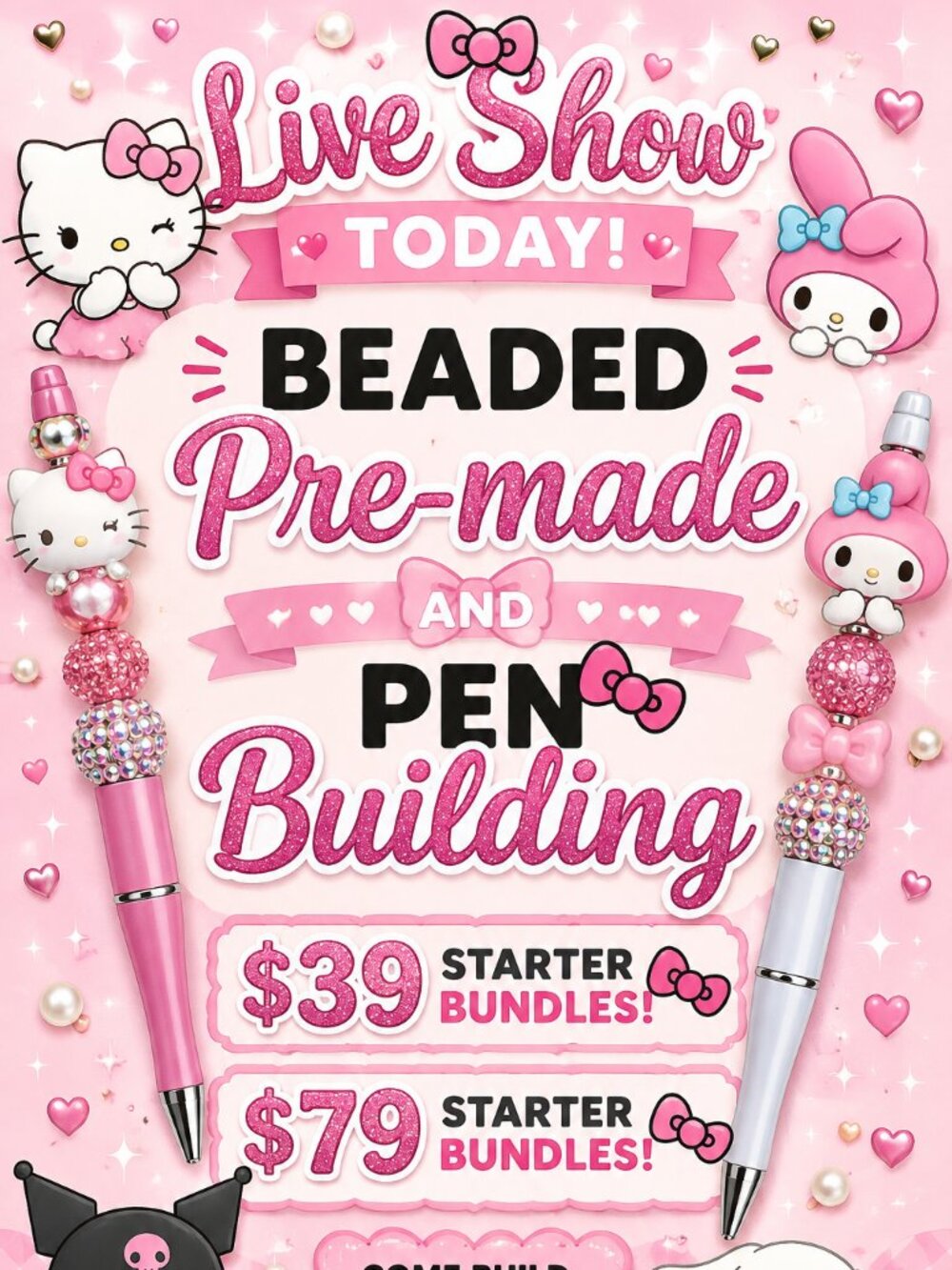 #1 Sprinkled Pink Live Show! Bead & Building - Picture 6 of 15
